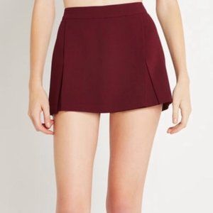 BCBG Dark Red Skort